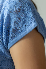 Load image into Gallery viewer, Openwork knitted blouse
