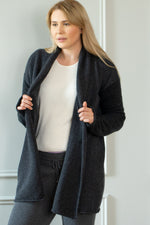 Load image into Gallery viewer, Soft Knit Long Cardigan With Pockets
