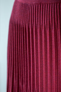 Pleated midi skirt