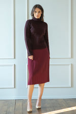 Load image into Gallery viewer, Pleated midi skirt
