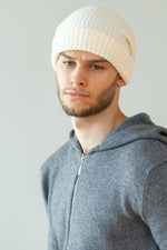 Load image into Gallery viewer, Men ribbed knitted beanie
