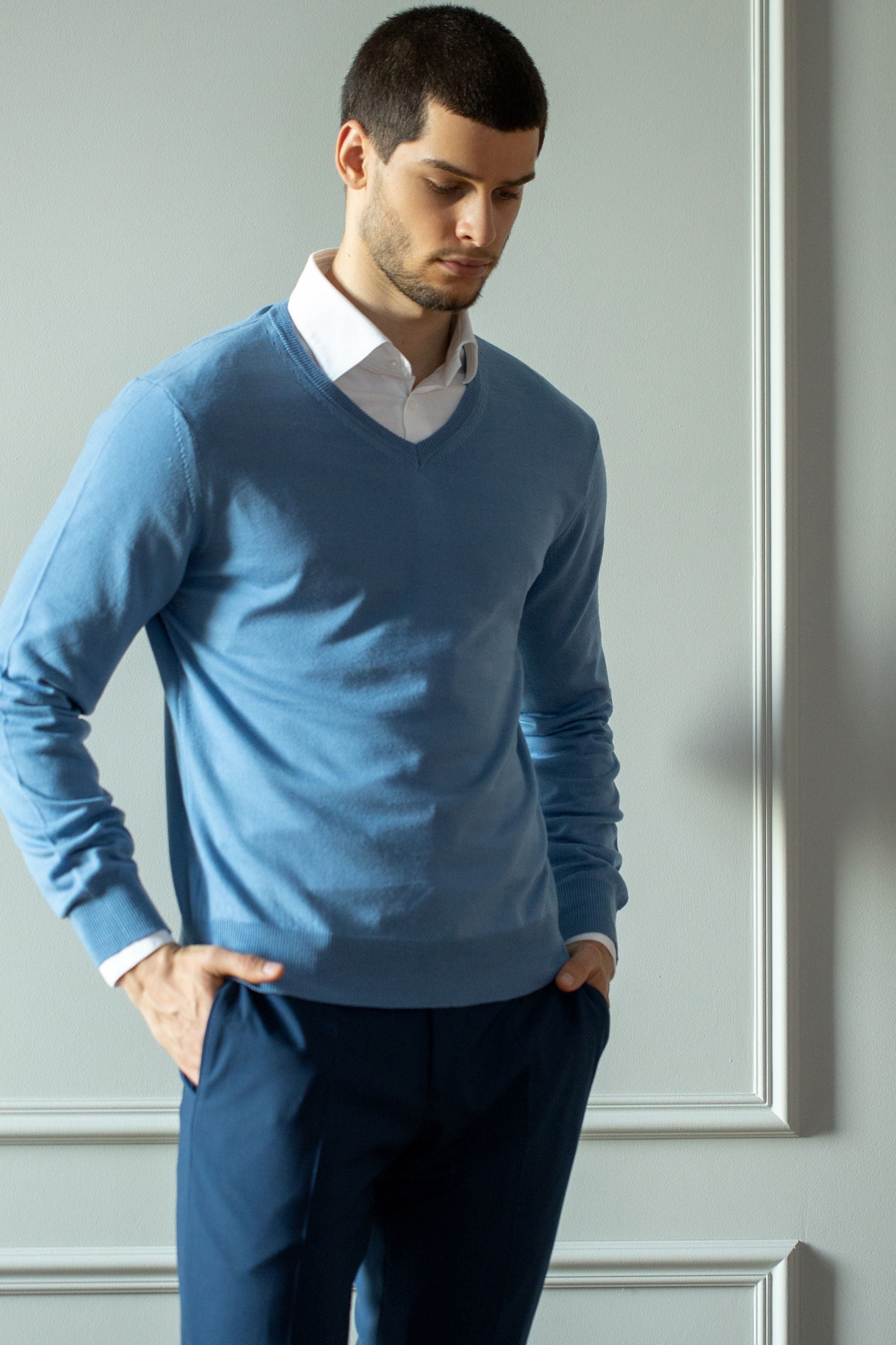 Fine-knit Sweater for men