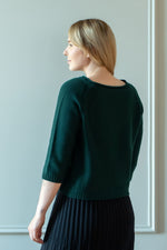 Load image into Gallery viewer, Sweater - Merino Wool, 3/4 Sleeve, For Women
