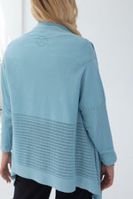 Load image into Gallery viewer, Classic triangle cardigan blue light
