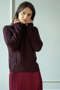 Turtleneck Sweater with raglan sleeves