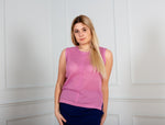 Load image into Gallery viewer, Knitted blouse with fuchsia color
