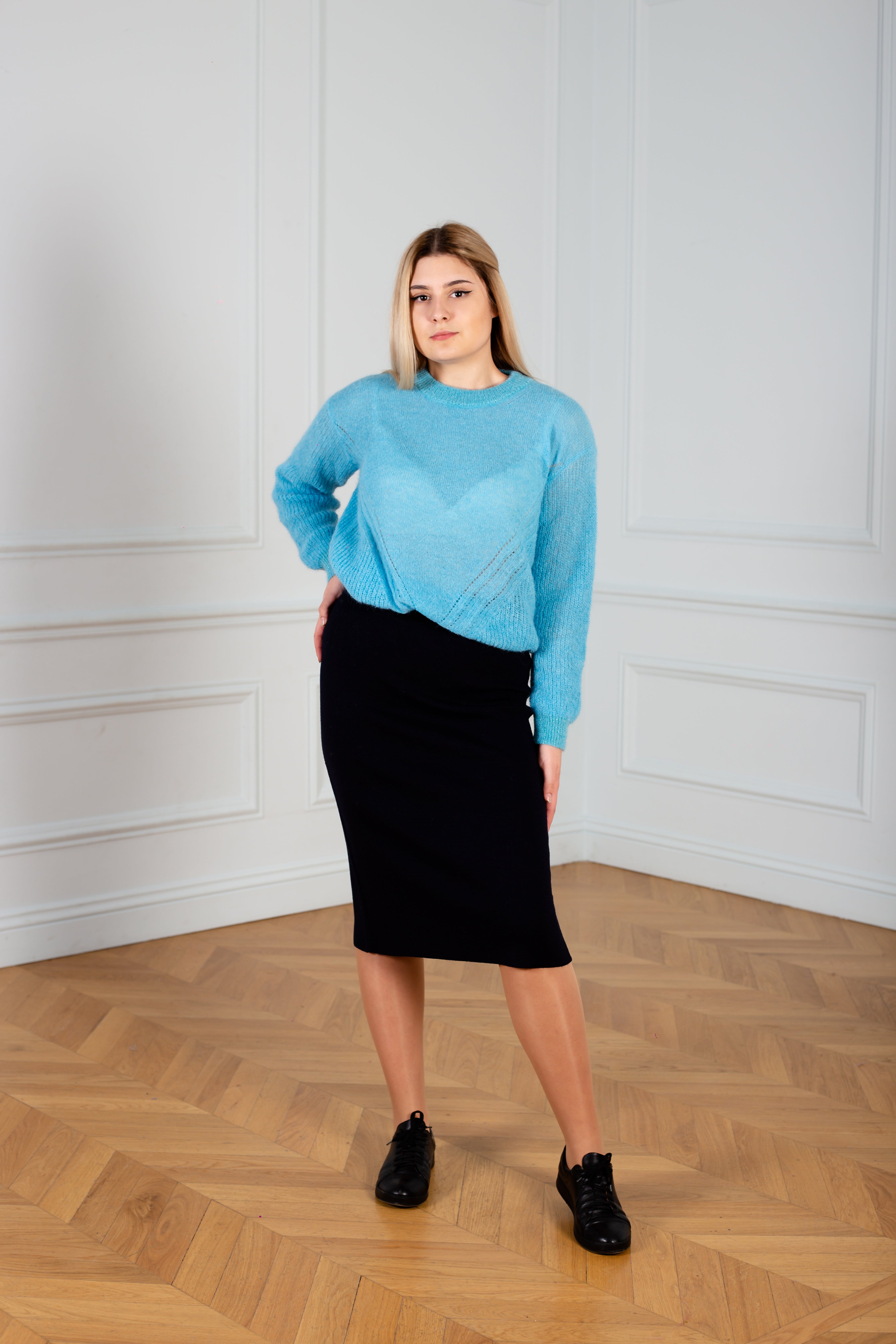 Sweater  women in light blue color