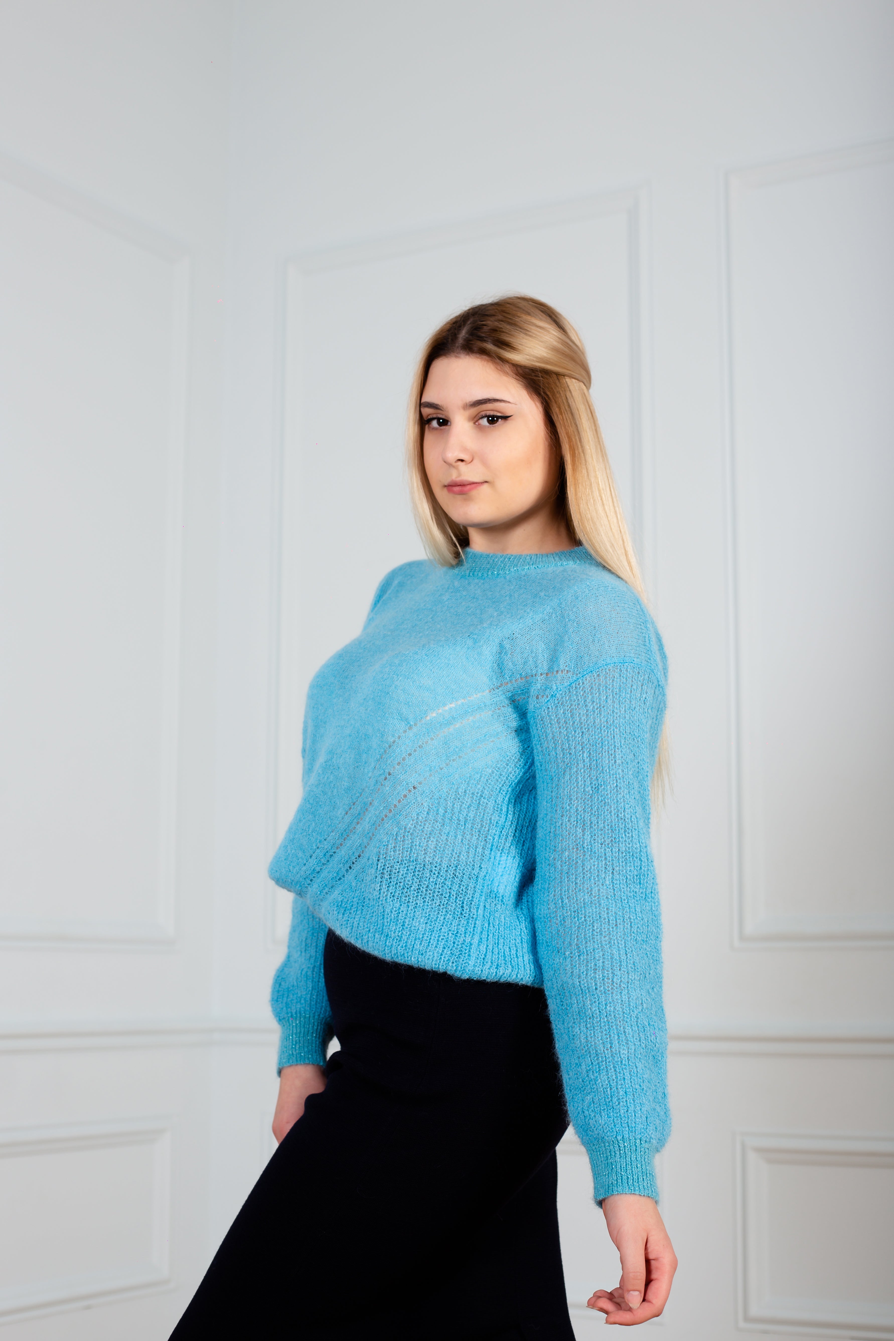 Sweater  women in light blue color