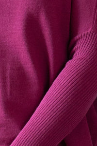 Knit sweater women pink colors