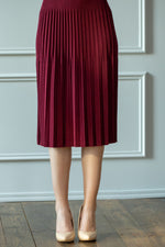 Load image into Gallery viewer, Pleated midi skirt
